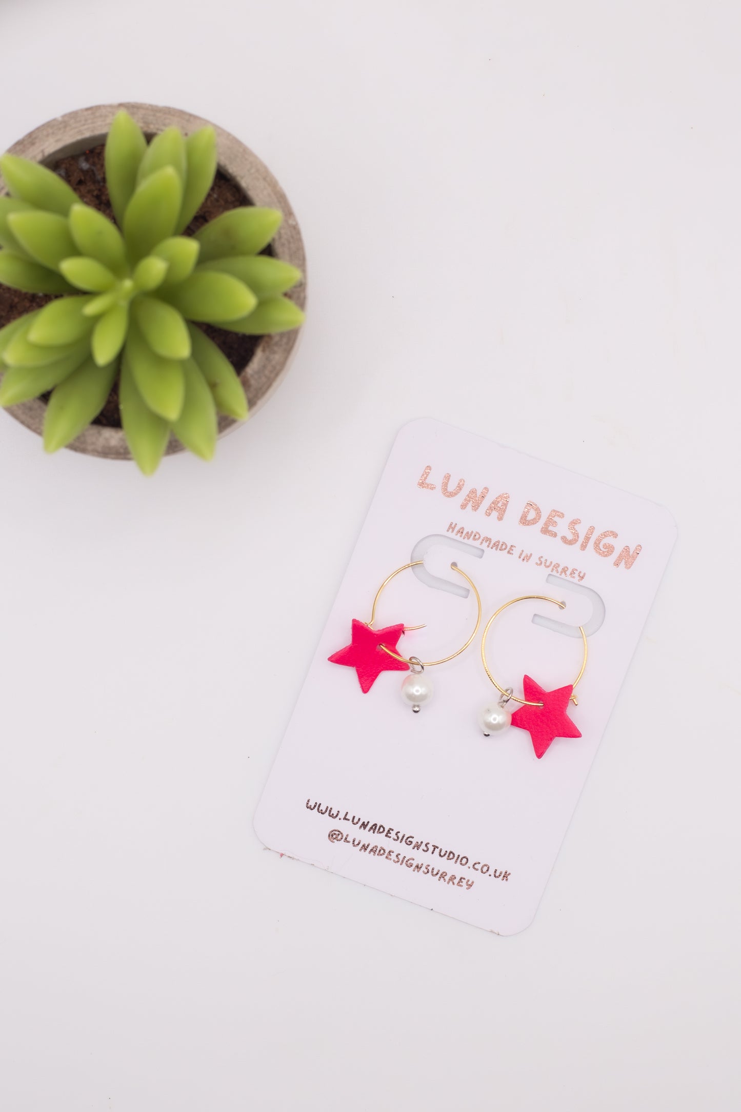 Celestial Charm Hoop Earrings - Gold Plated | Berry Glow