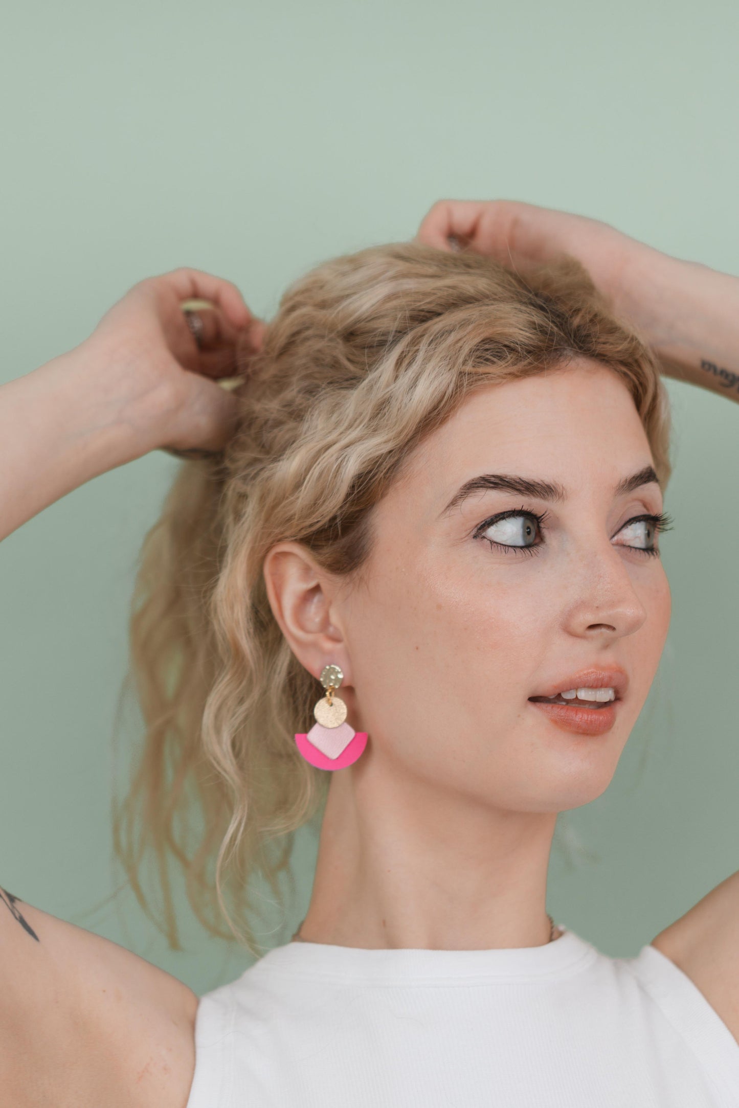 Cleopatra Earrings - Honey Blush