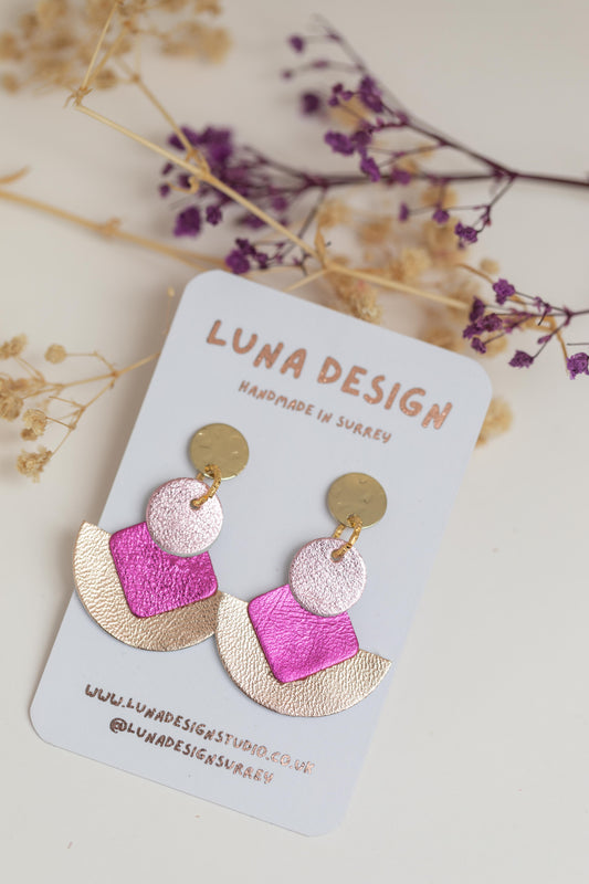 Cleopatra Earrings - Rose Princess