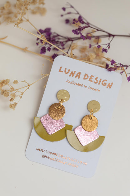 Cleopatra Earrings - Honey Blush