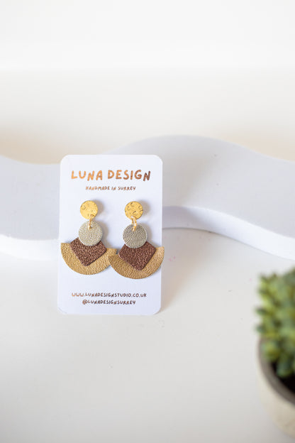 Cleopatra Earrings -  Autumnal Glow