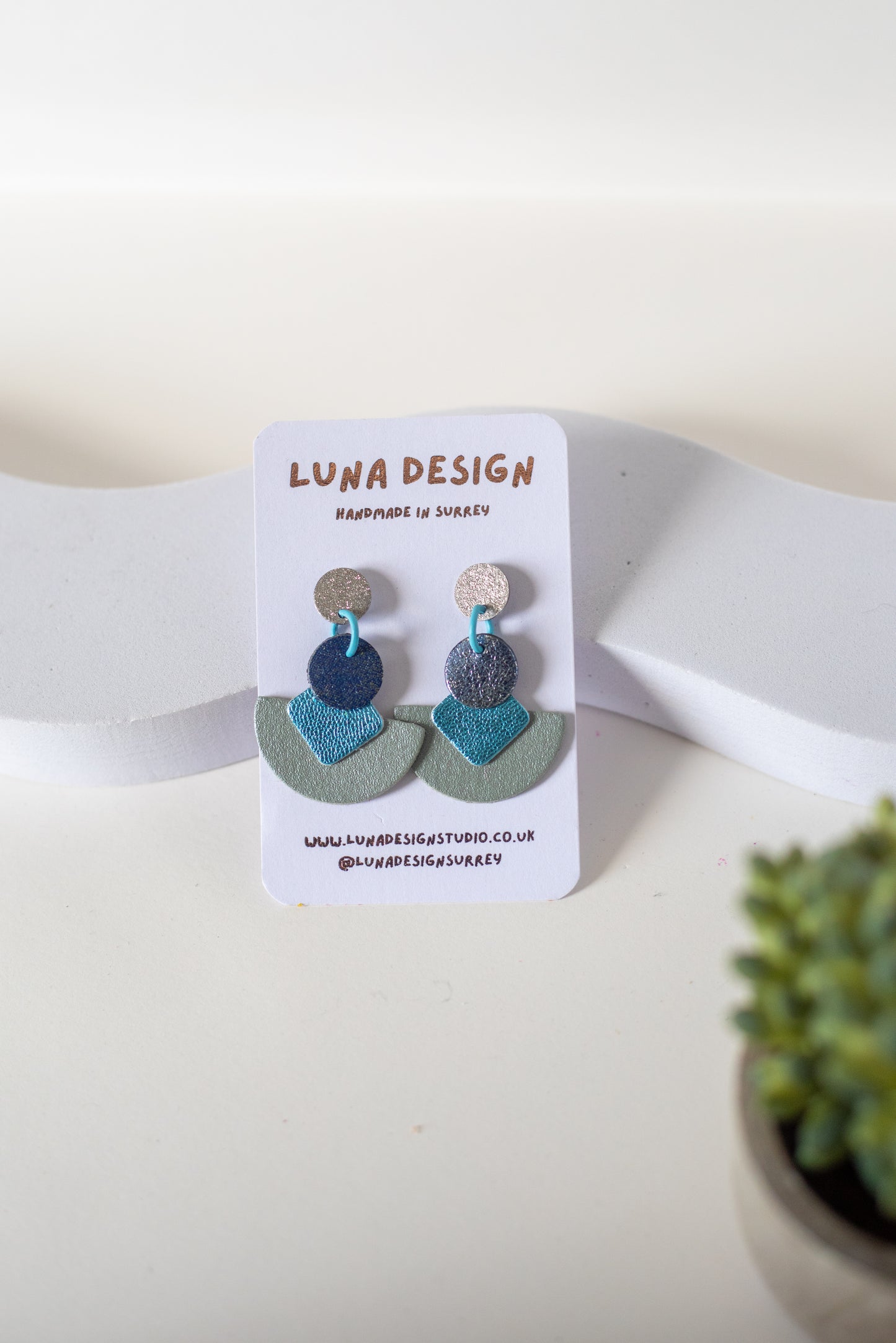 Cleopatra Earrings -  Midnight Dream