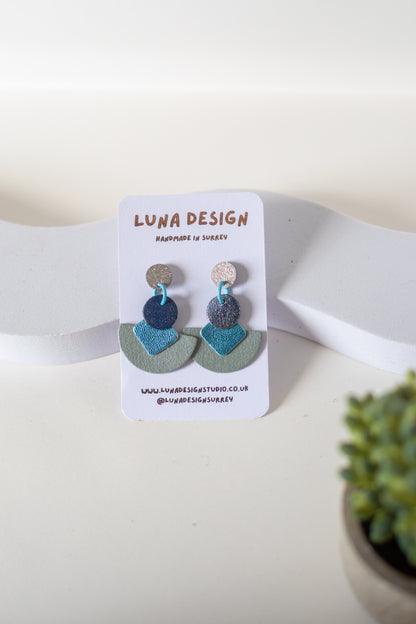 Cleopatra Earrings -  Midnight Dream
