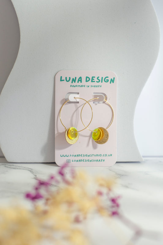 Disco Drops Gold & Iridescent
