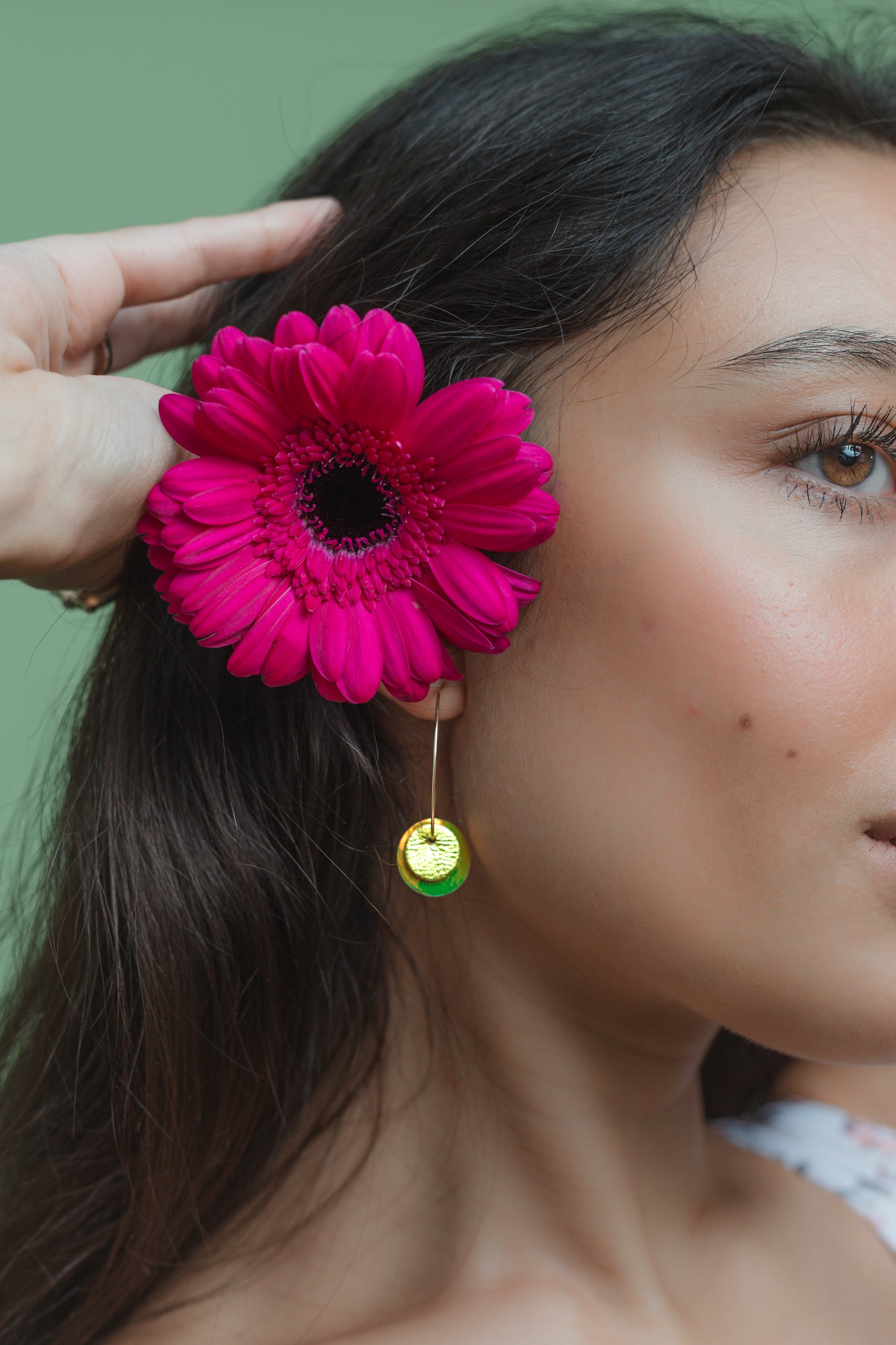 Disco Drops - Green and Pink