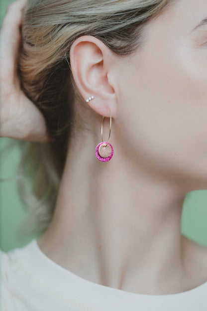 Disco Drops - Green and Pink
