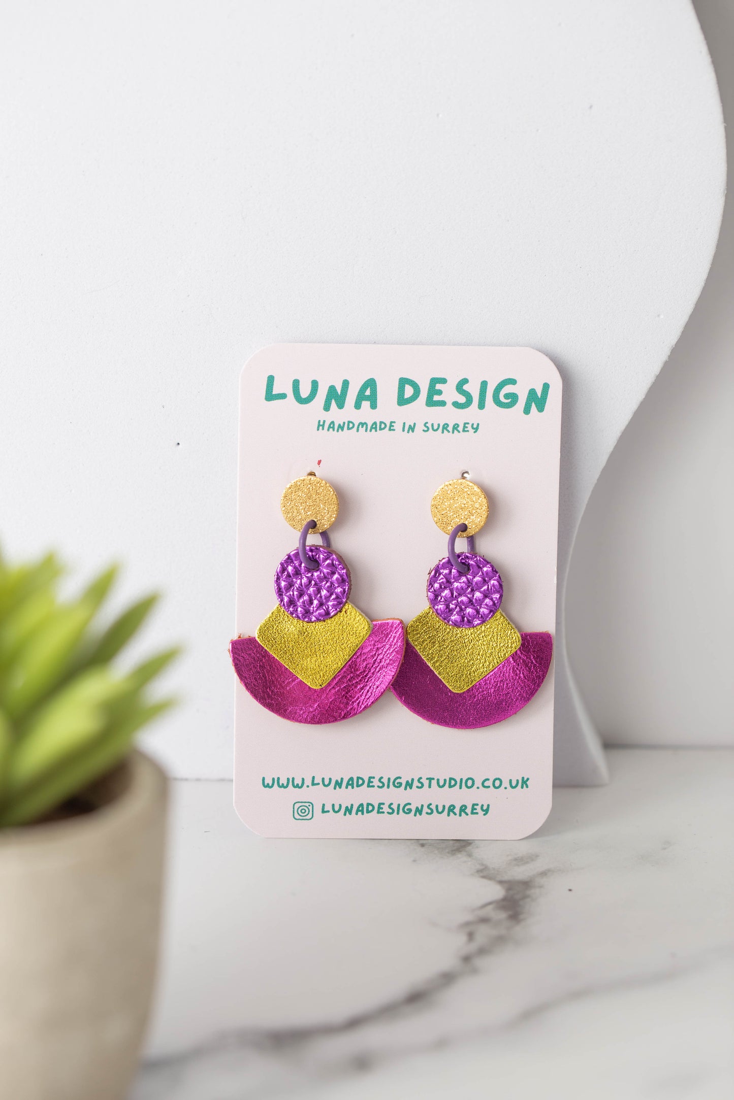 Cleopatra Earrings - Wild Orchid