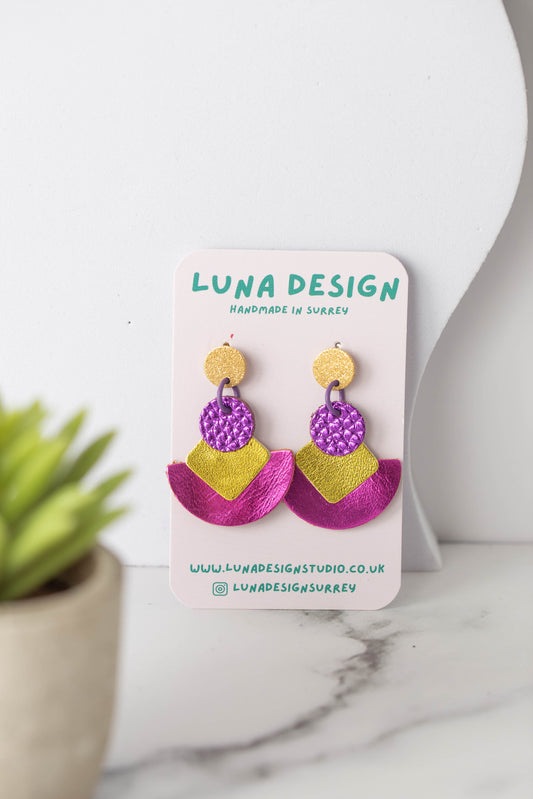 Cleopatra Earrings - Wild Orchid