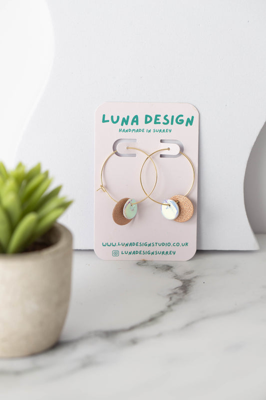 Disco Drops - Gold and Iridescent