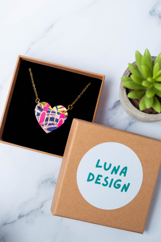 Heart Necklace Large - Vivid Melody