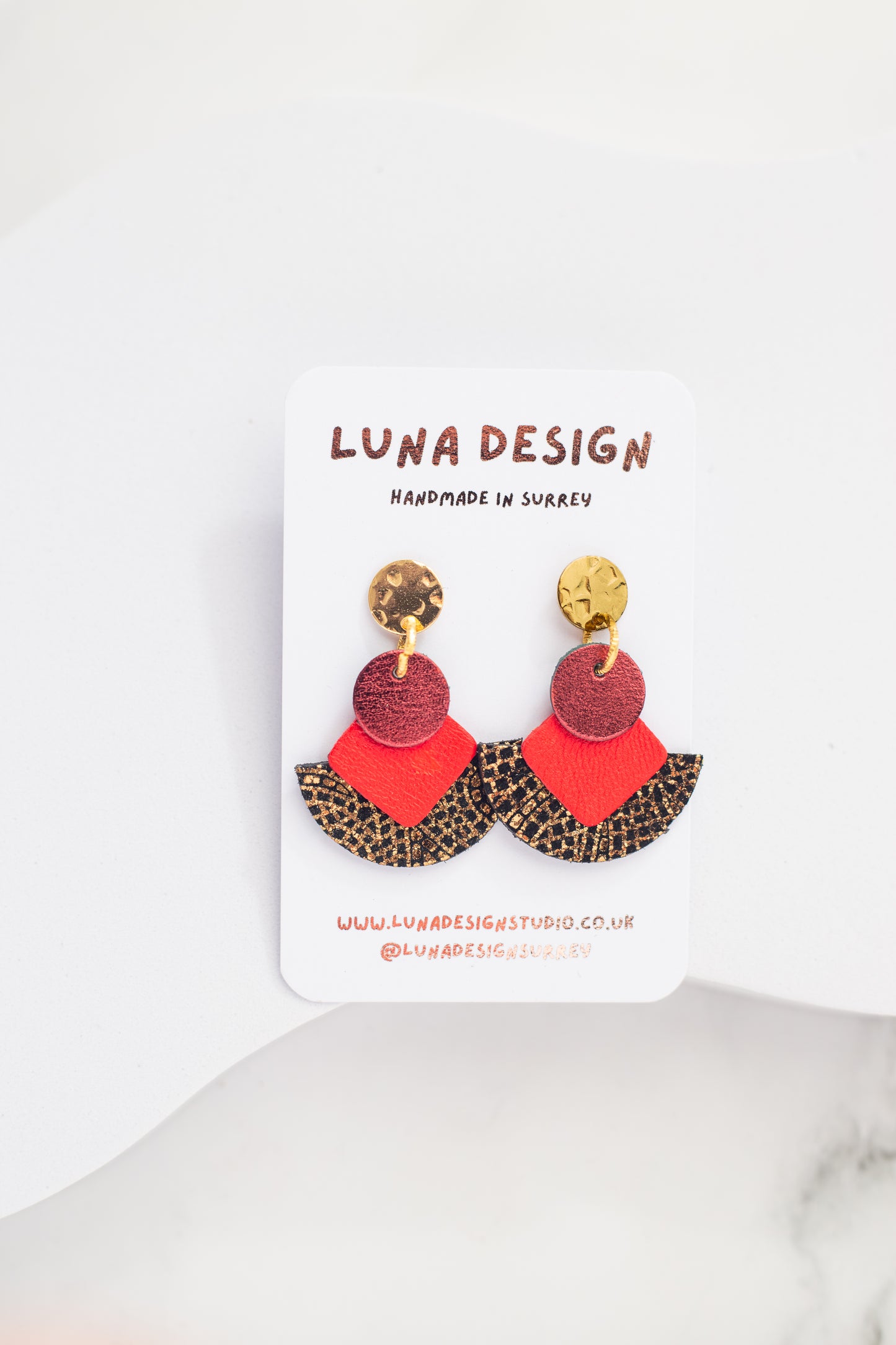 Cleopatra Earrings - Fire Glow