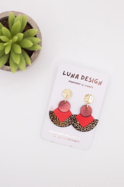 Cleopatra Earrings - Fire Glow