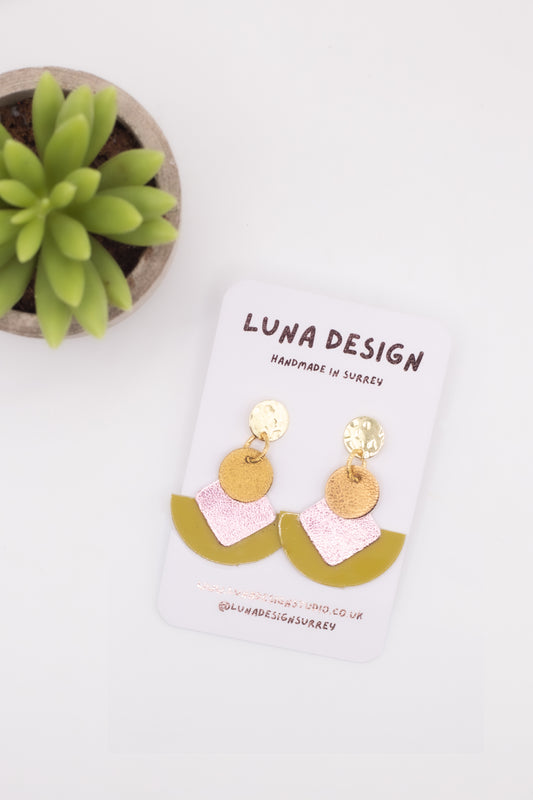 Cleopatra Earrings - Honey Blush